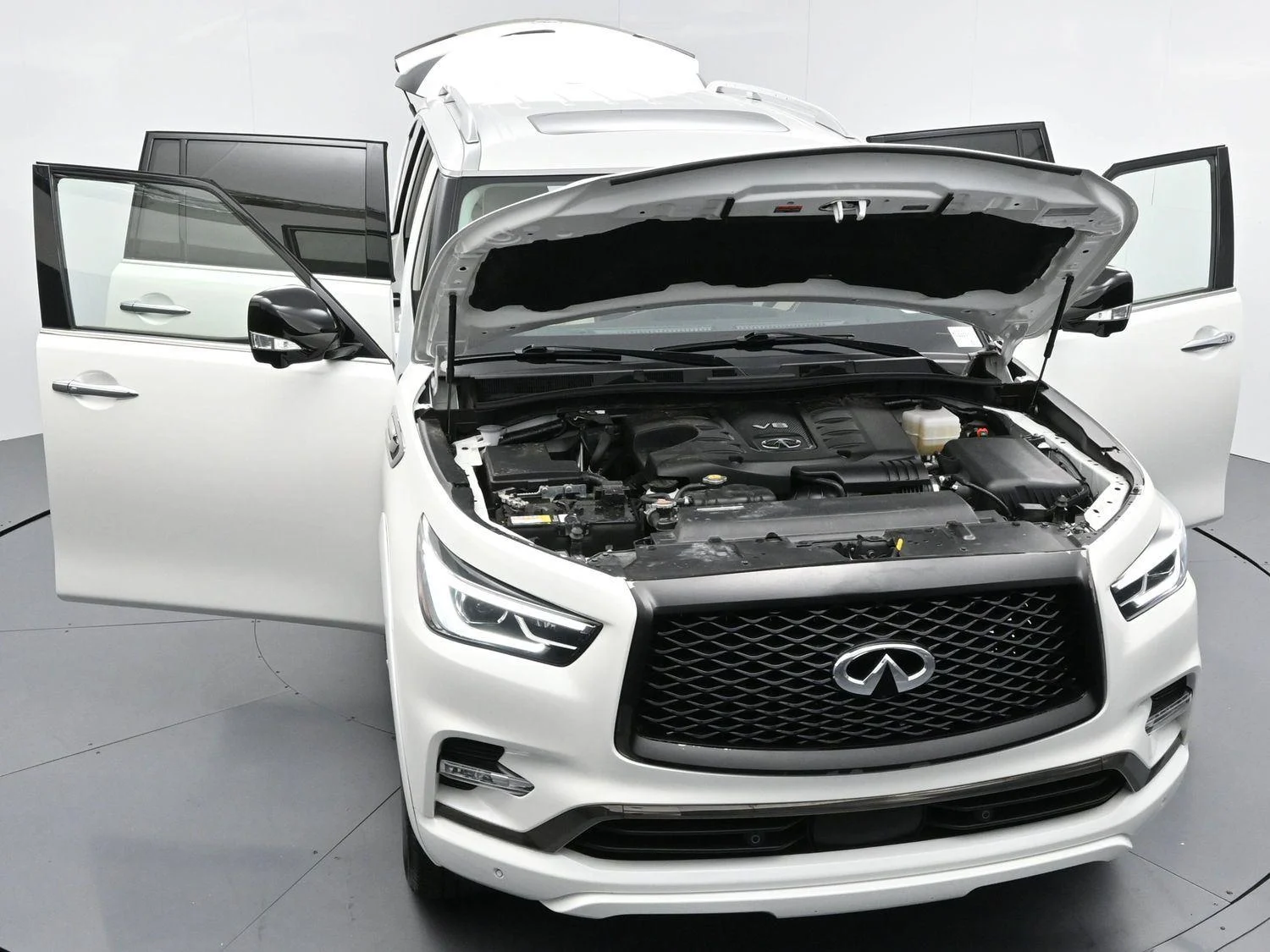 Used 2023 Moonstone White INFINITI PREMIUM SELECT image 56