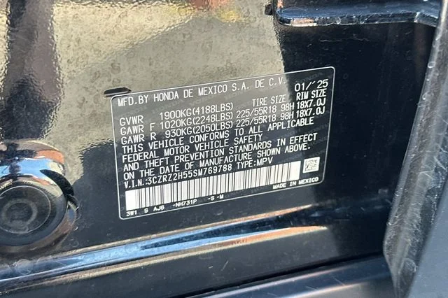 Certified Used 2025 Crystal Black Pearl Honda Sport image 34