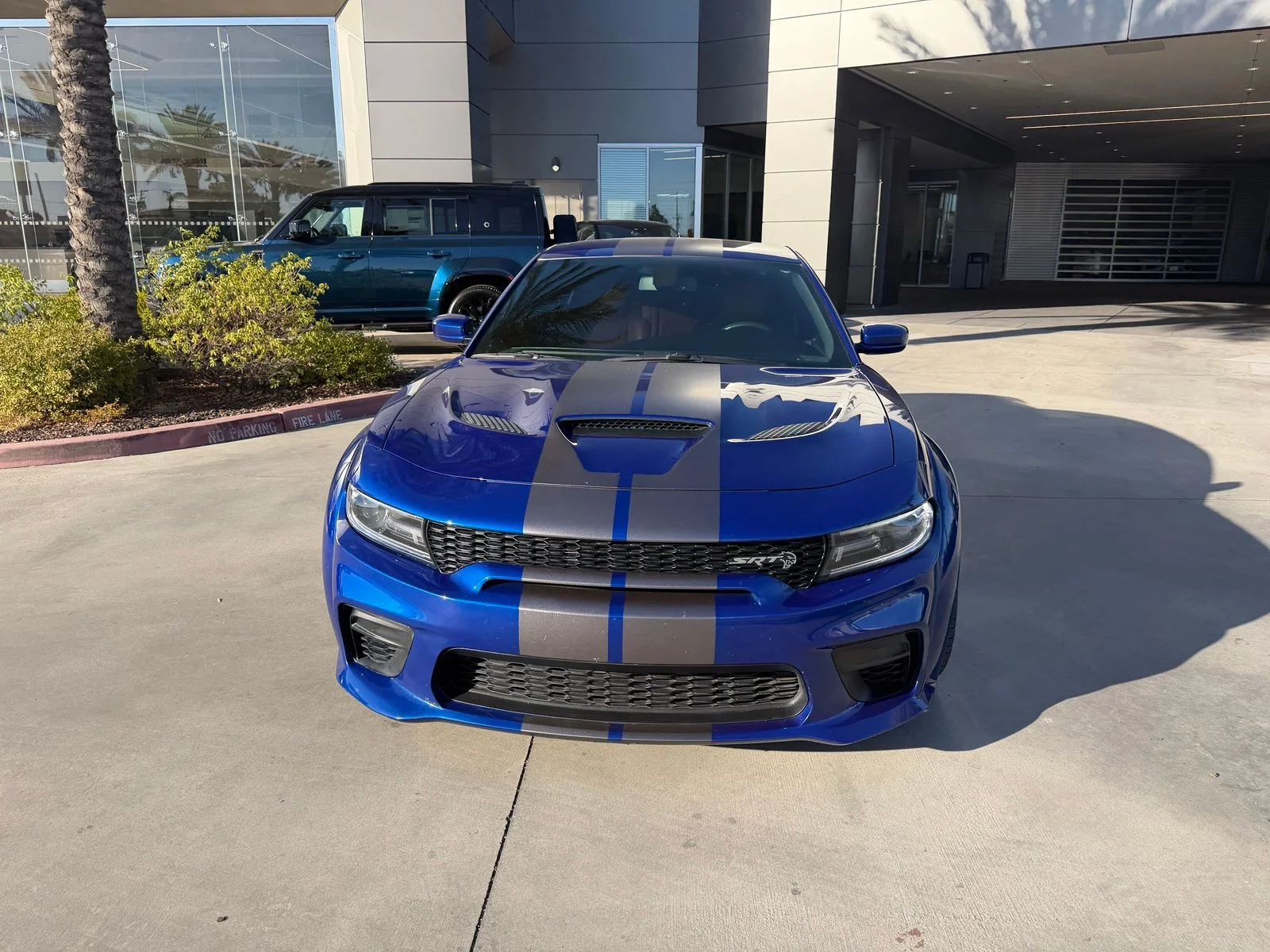 Used 2020 Blue Dodge SRT Hellcat image 2