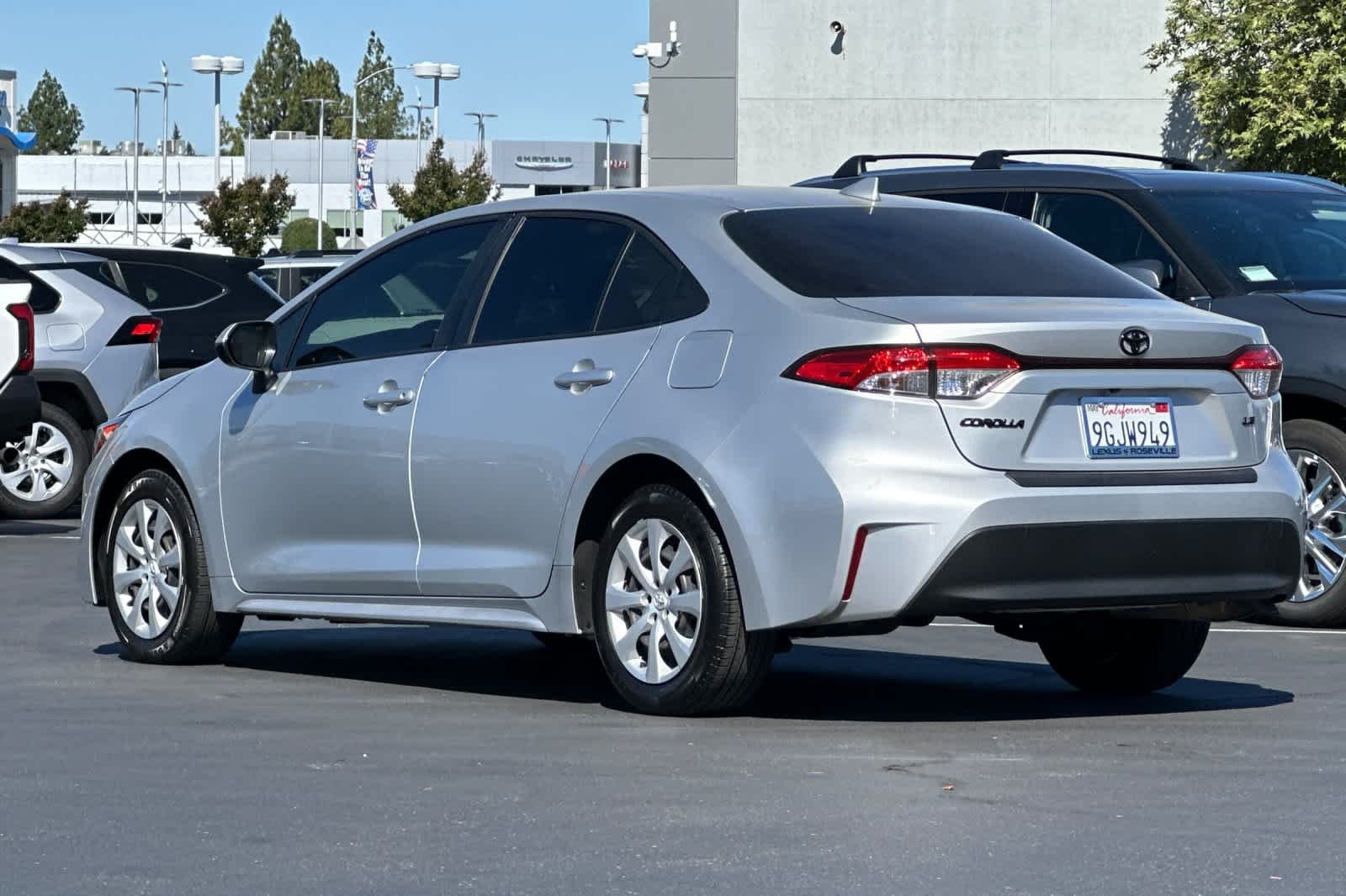 Used 2023 Classic Silver Metallic Toyota LE image 7