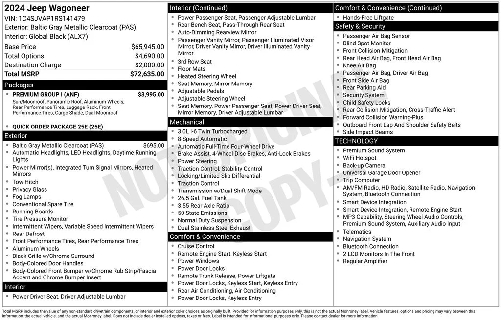 Used 2024 Gray Jeep Base image 56