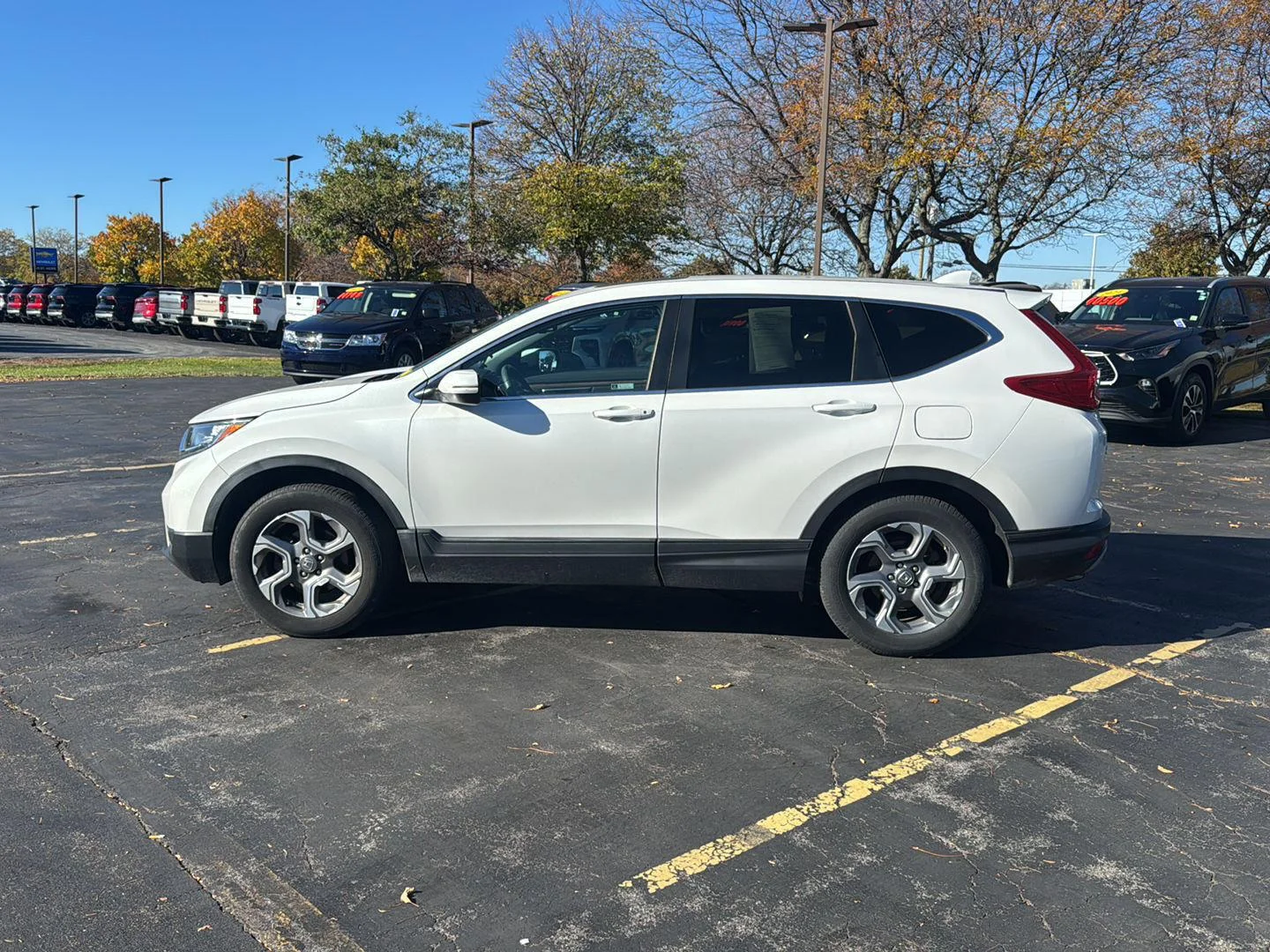 Used 2019 Platinum White Pearl Honda EX-L image 4