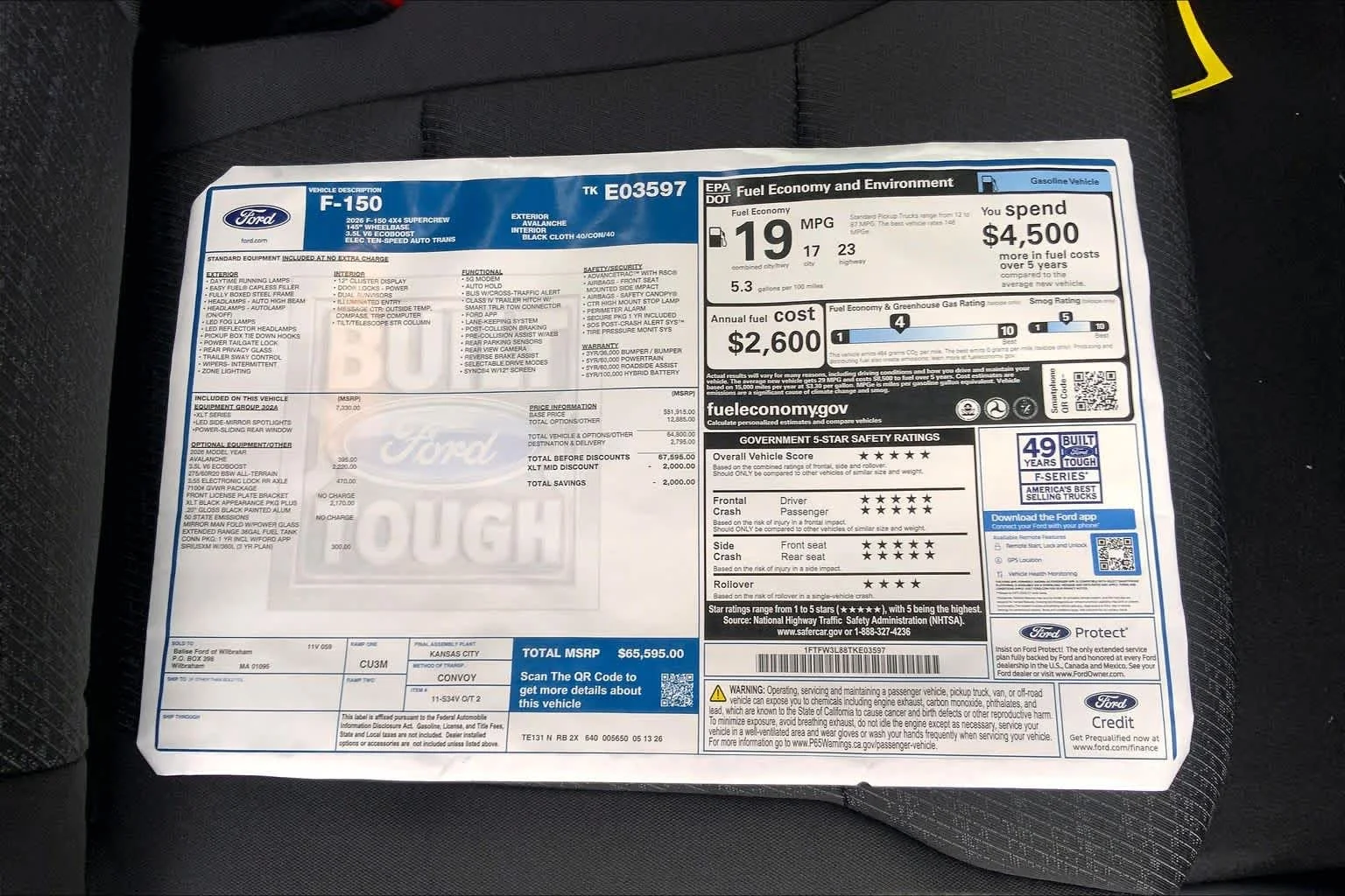 New 2026 Avalanche Ford XLT image 18