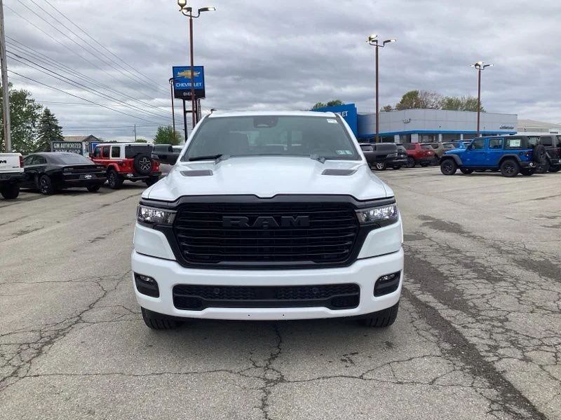 New 2026 Bright White Clear-Coat Exterior Paint RAM Laramie image 2