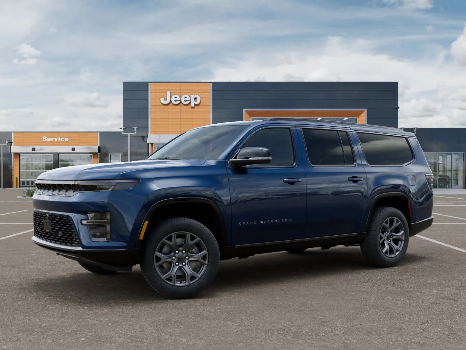 New 2026 Fathom Blue Pearlcoat Jeep Limited Altitude image 2