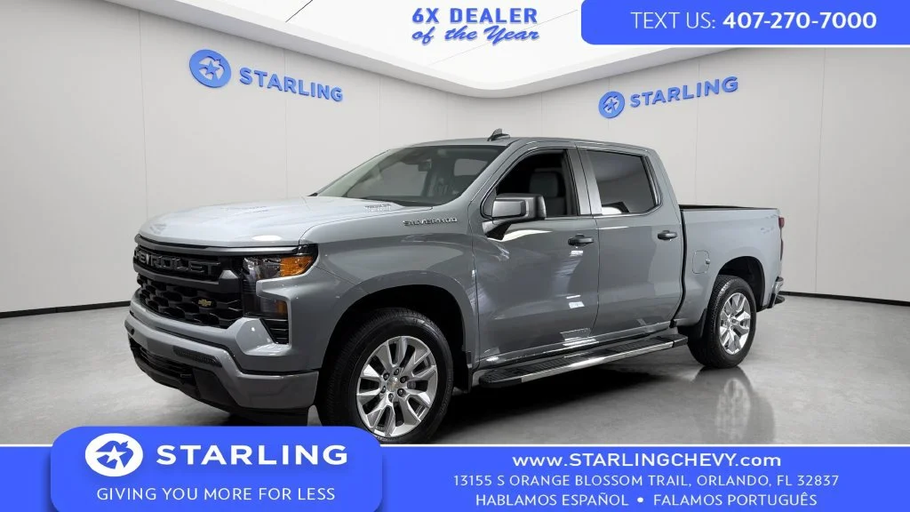 Used 2025 Slate Gray Metallic Chevrolet Custom image 1