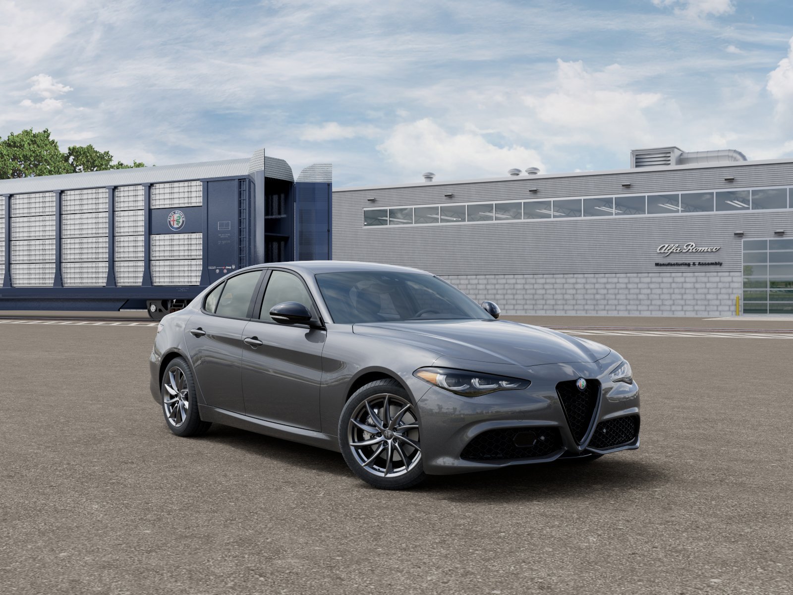 New 2026 Vesuvio Gray Metallic Exterior Paint Alfa Romeo  image 3