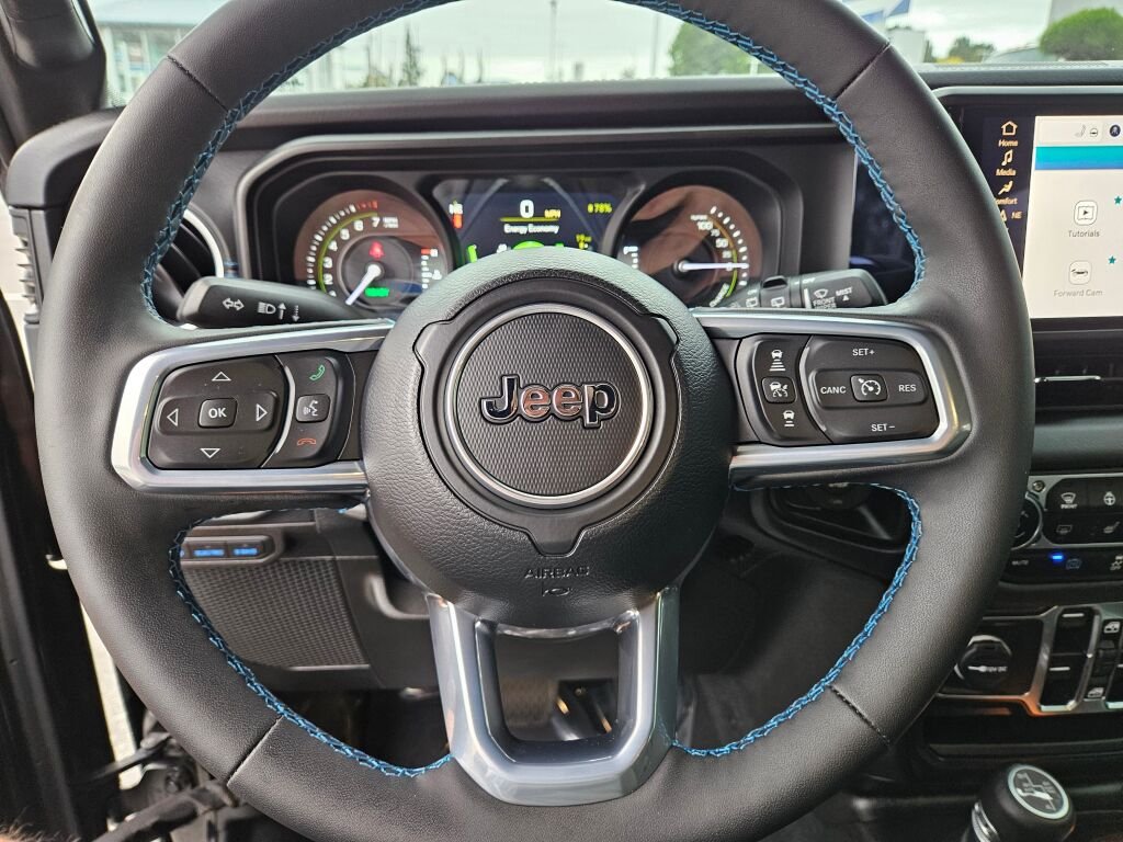 Used 2024 Black Clear Coat Jeep High Altitude 4xe image 20