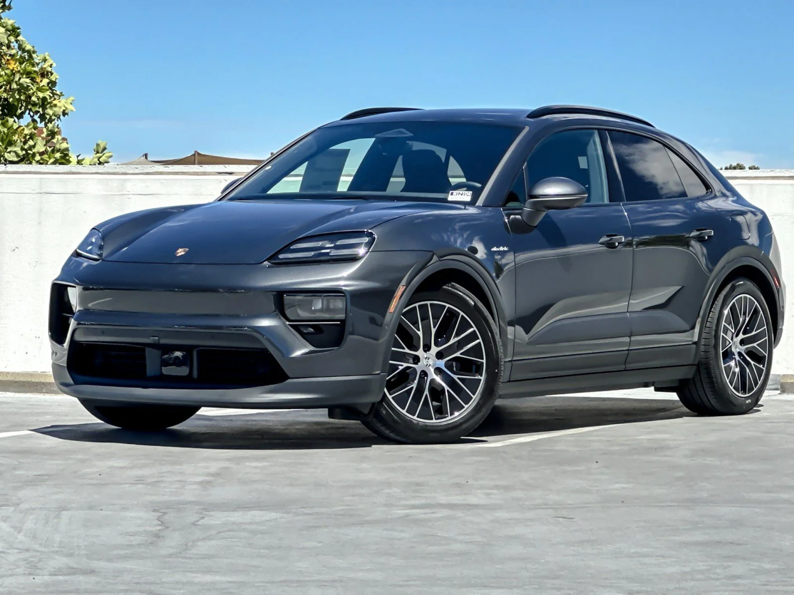New 2026 Volcano Grey Metallic Porsche 4 Electric image 1
