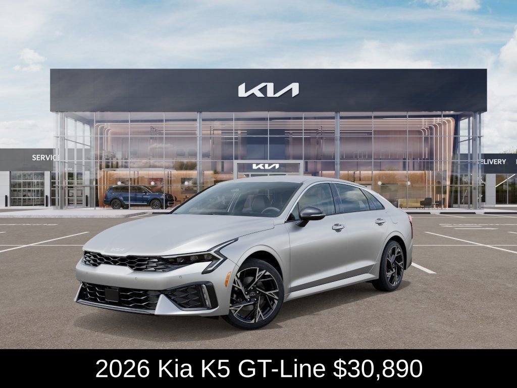 New 2026 Steel Matte Gray Kia GT-Line FWD image 2