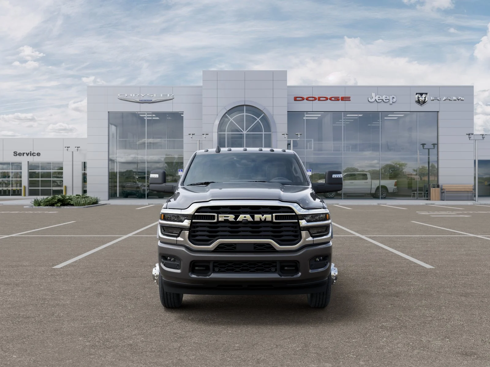 New 2026 Granite Crystal Metallic Clear-Coat Exterior Paint RAM Laramie image 62