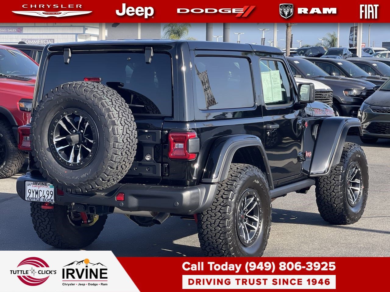 Used 2026 Black Clearcoat Jeep Rubicon X image 6