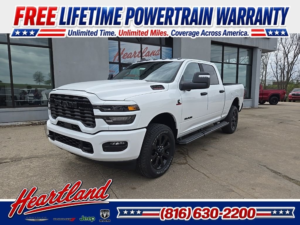 New 2026 Bright White Clear-Coat Exterior Paint RAM Big Horn image 1