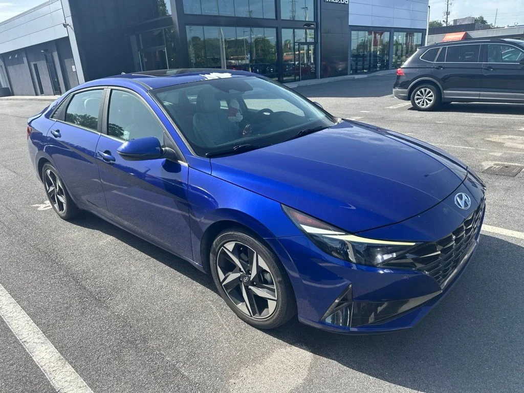Used 2023 Intense Blue Hyundai Limited image 1