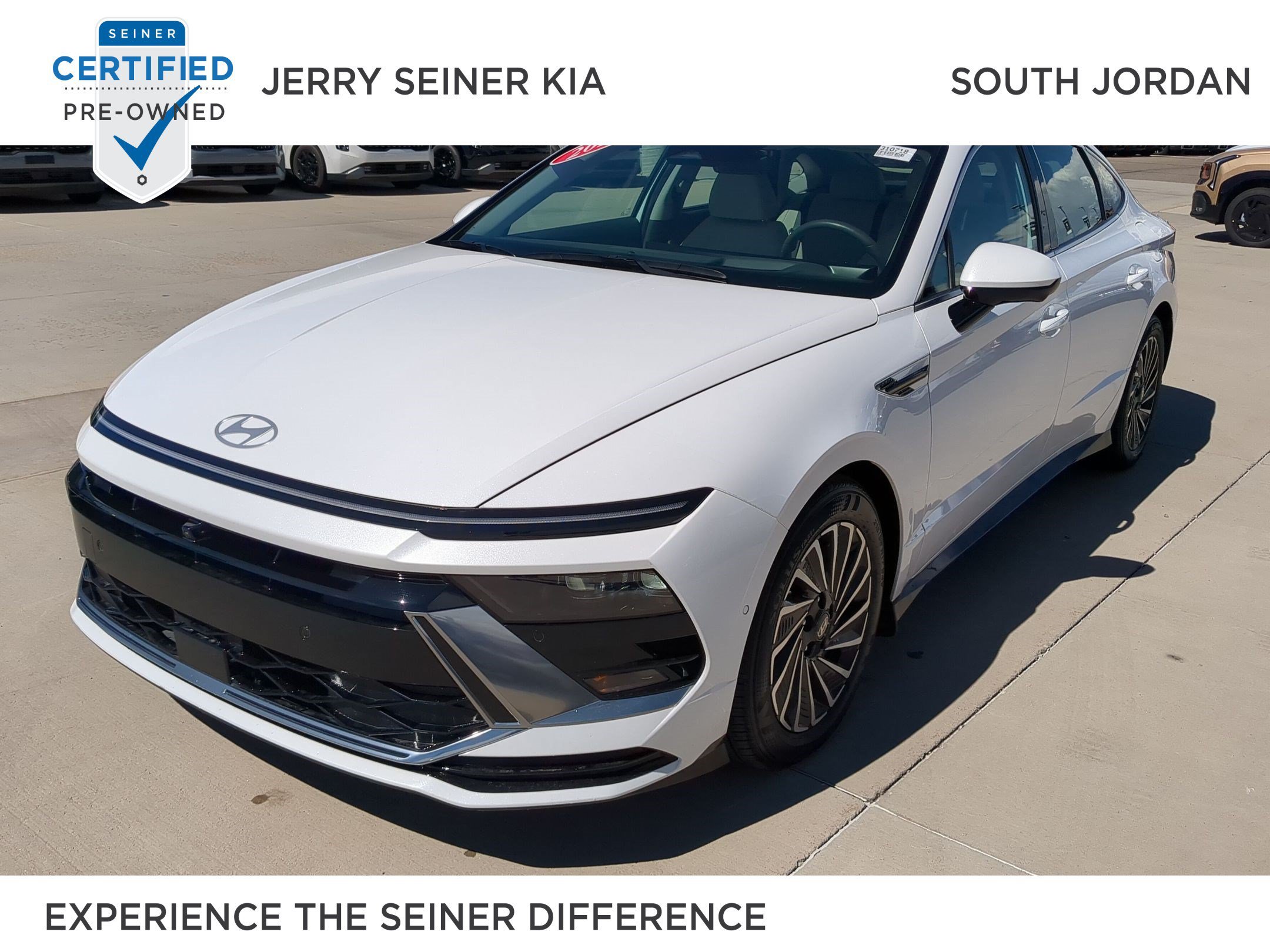 Certified Used 2025 Serenity White Hyundai Limited image 1