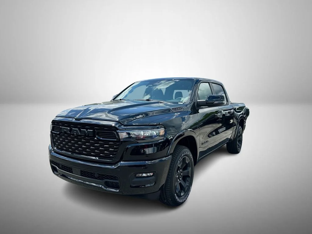 New 2026 Diamond Black Crystal Pearl-Coat Exterior Paint RAM Big Horn/Lone Star image 2
