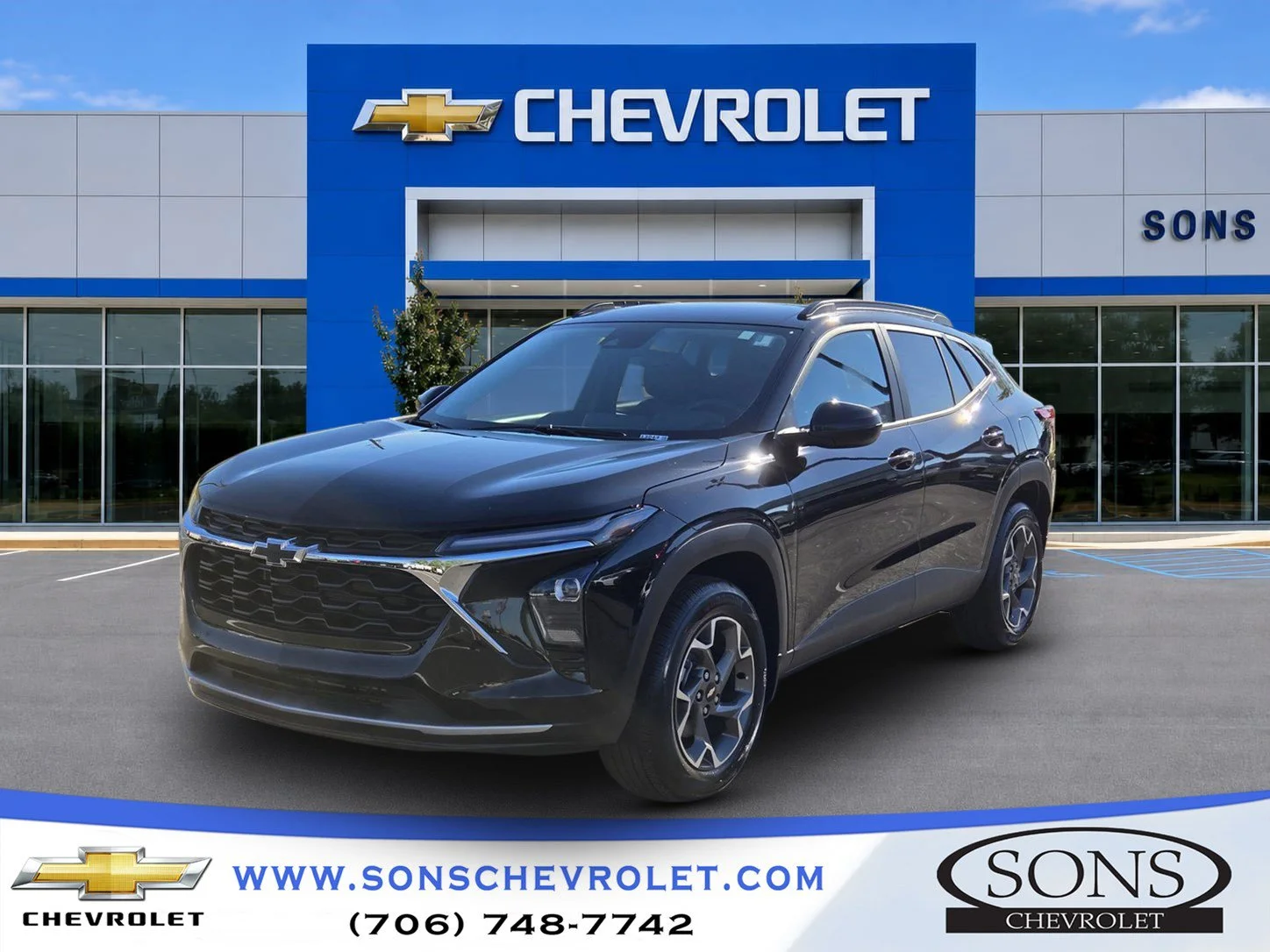 New 2026 Mosaic Black Metallic Chevrolet LT image 1