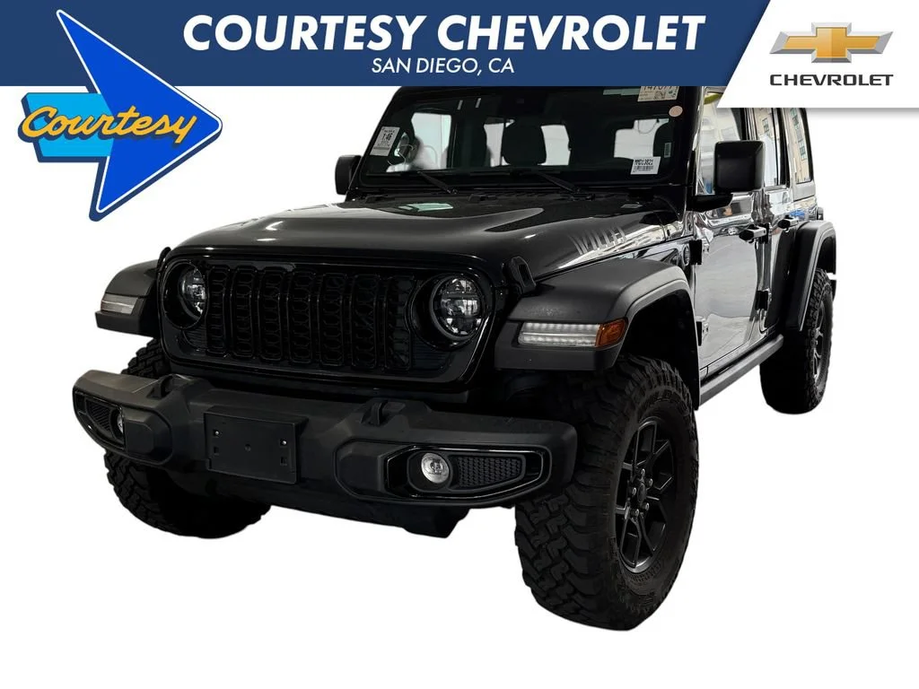 Used 2025 Black Jeep Willys image 1