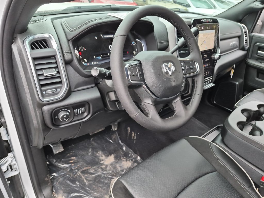 New 2027 Bright White Clear-Coat Exterior Paint RAM Laramie image 13
