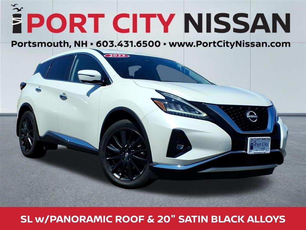 Used 2023 Pearl White Nissan SL W/PANORAMIC SUNROOF image 1