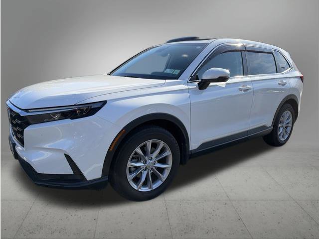 Certified Used 2025 Platinum White Pearl Honda EX image 1