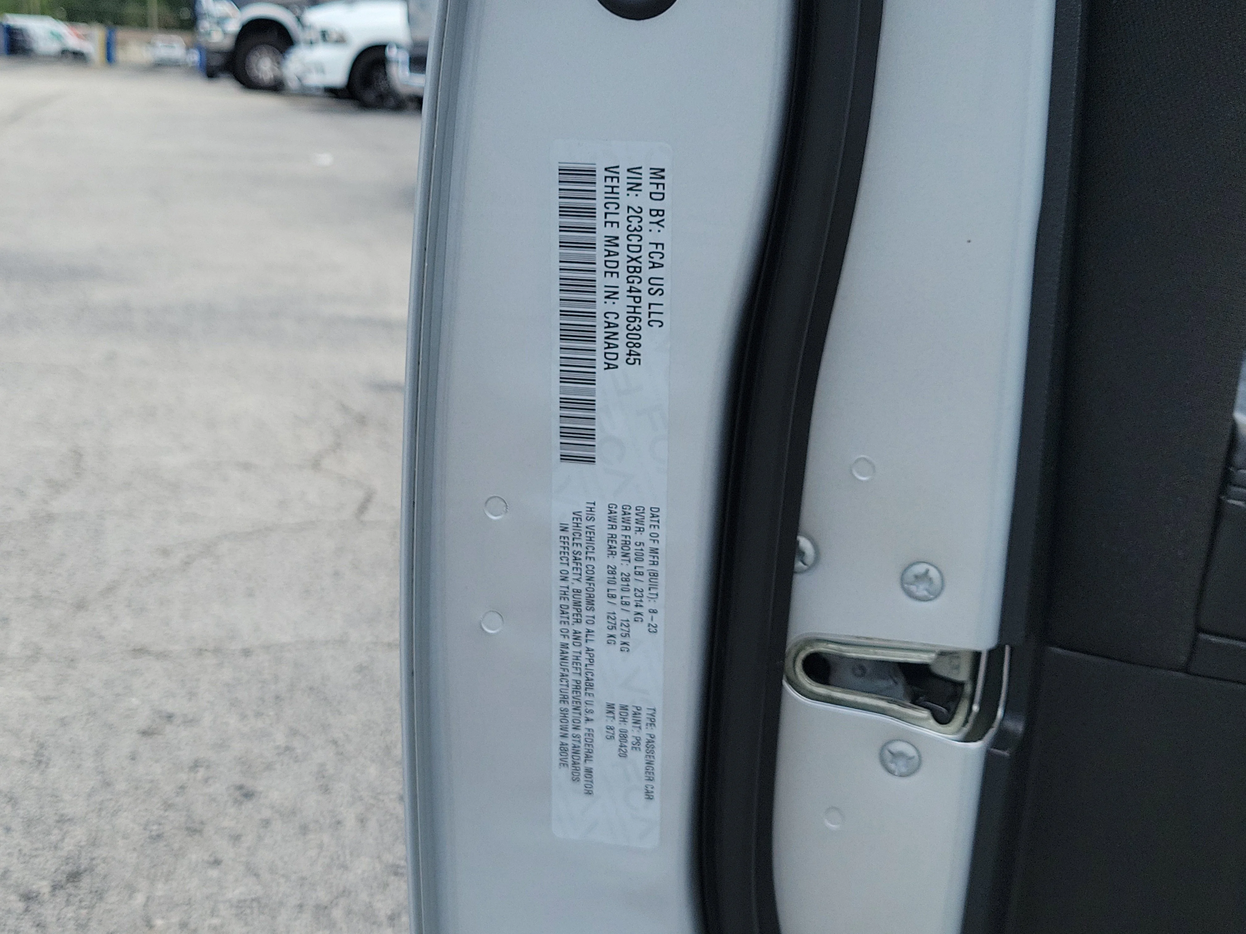 Certified Used 2023 Triple Nickel Clearcoat Dodge SXT image 31