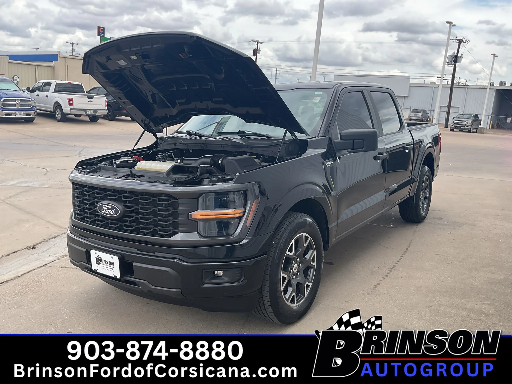 Used 2024 Agate Black Metallic Ford STX image 12
