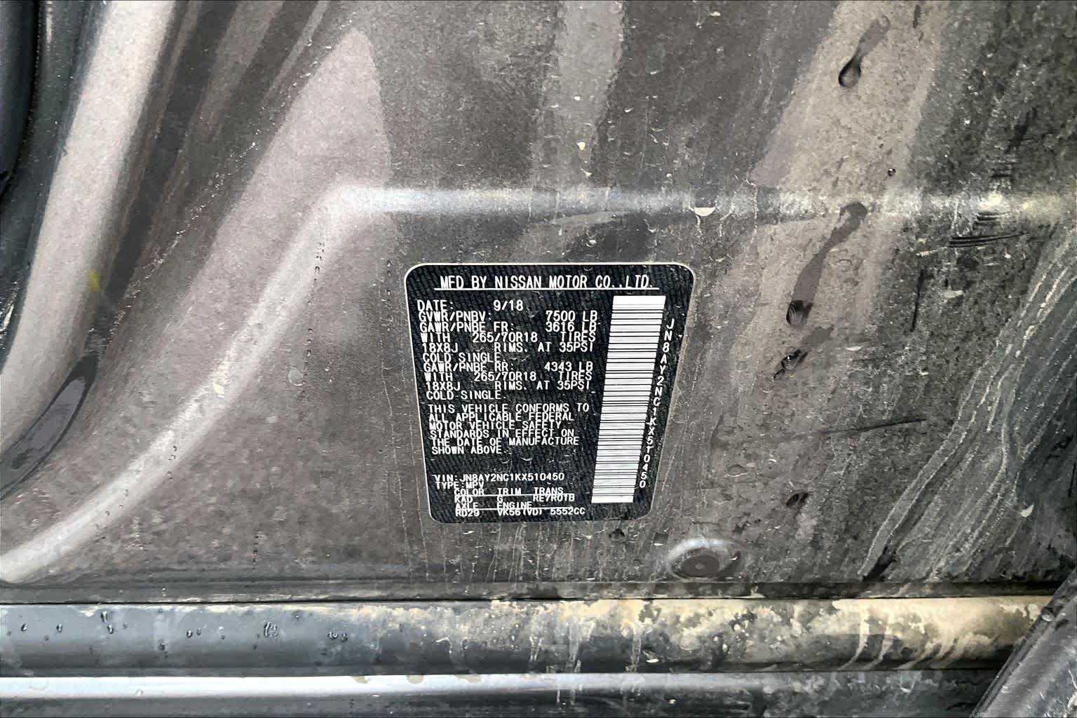 Used 2019 Gun Metallic Nissan SV image 32