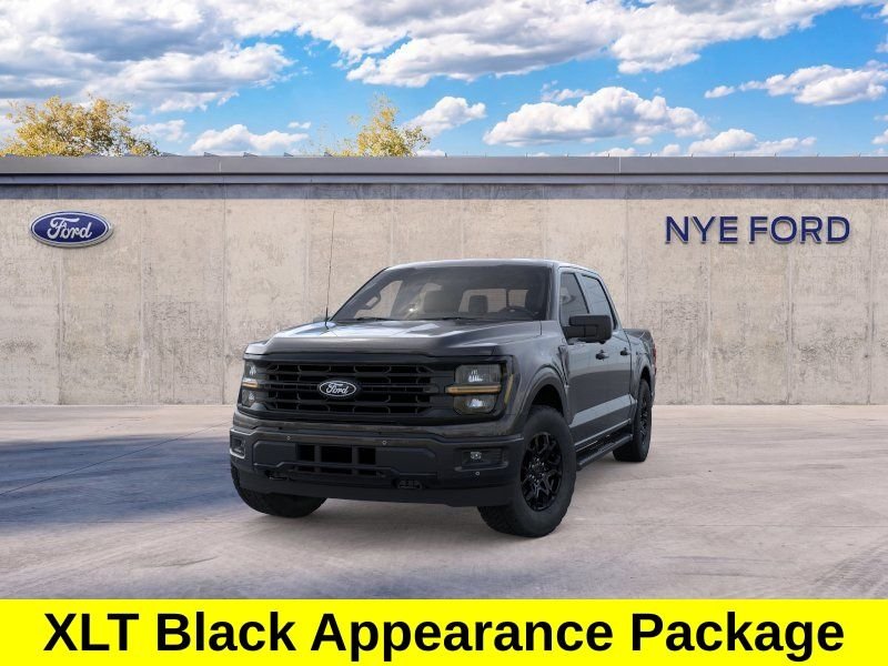 New 2026 Agate Black Metallic Ford XLT image 3