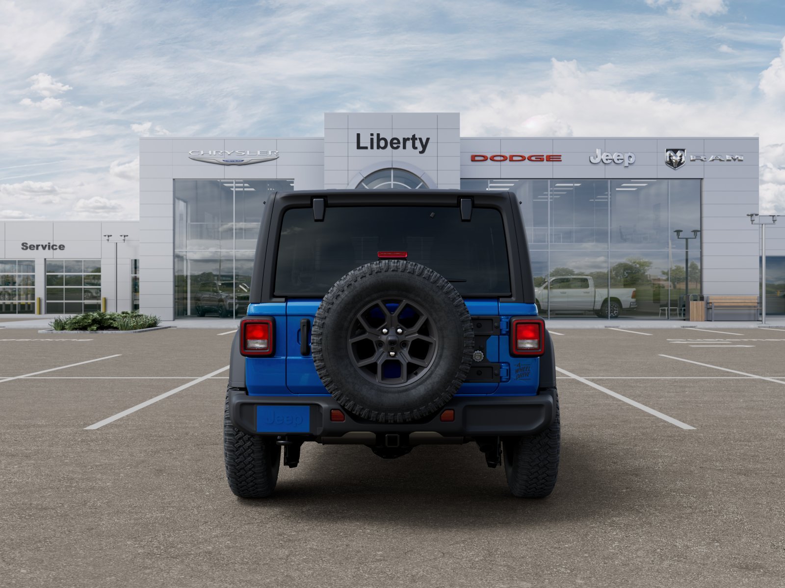 New 2026 Hydro Blue Pearl-Coat Exterior Paint Jeep Willys image 35
