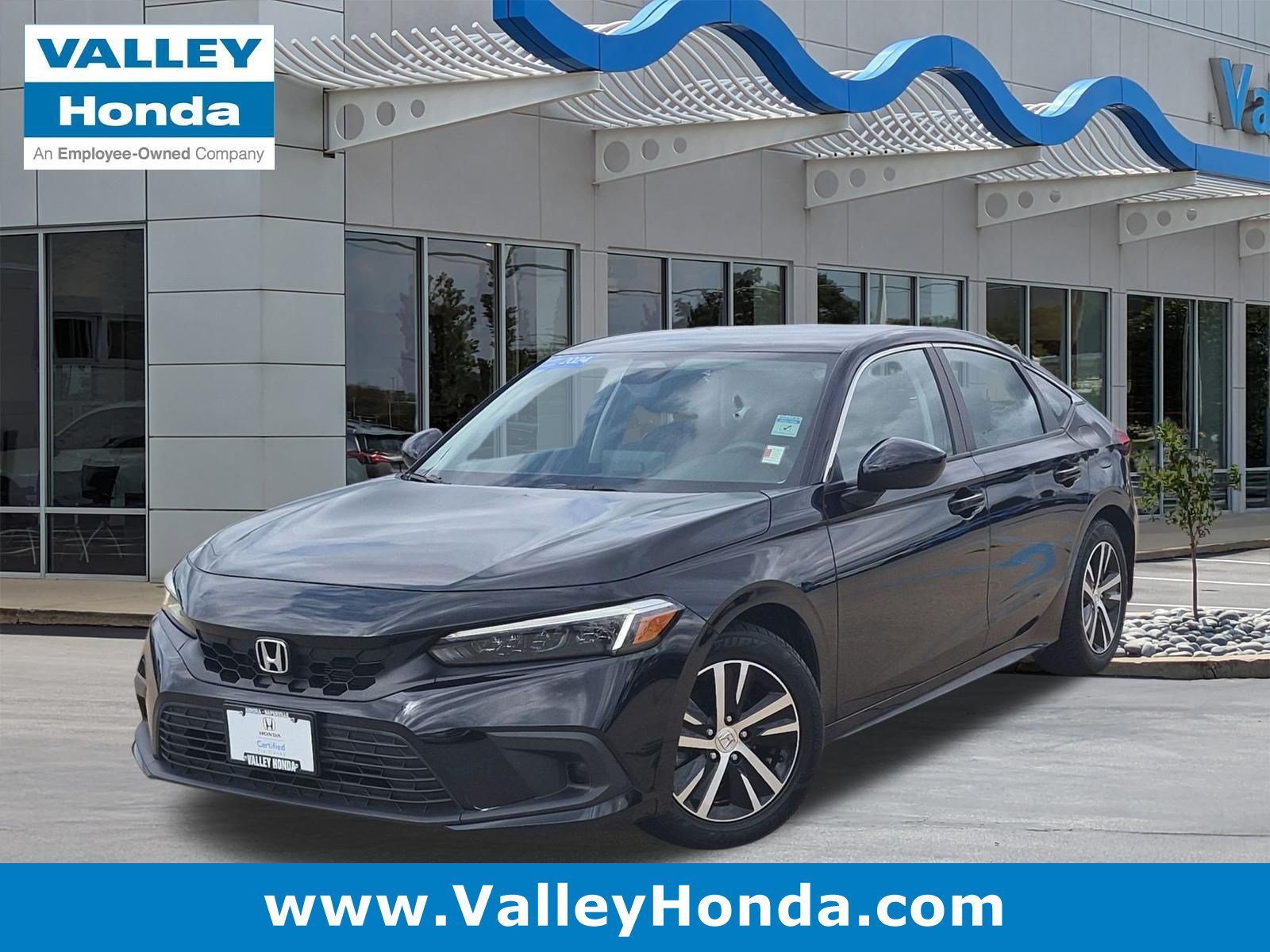 Certified Used 2024 Black Honda LX image 1