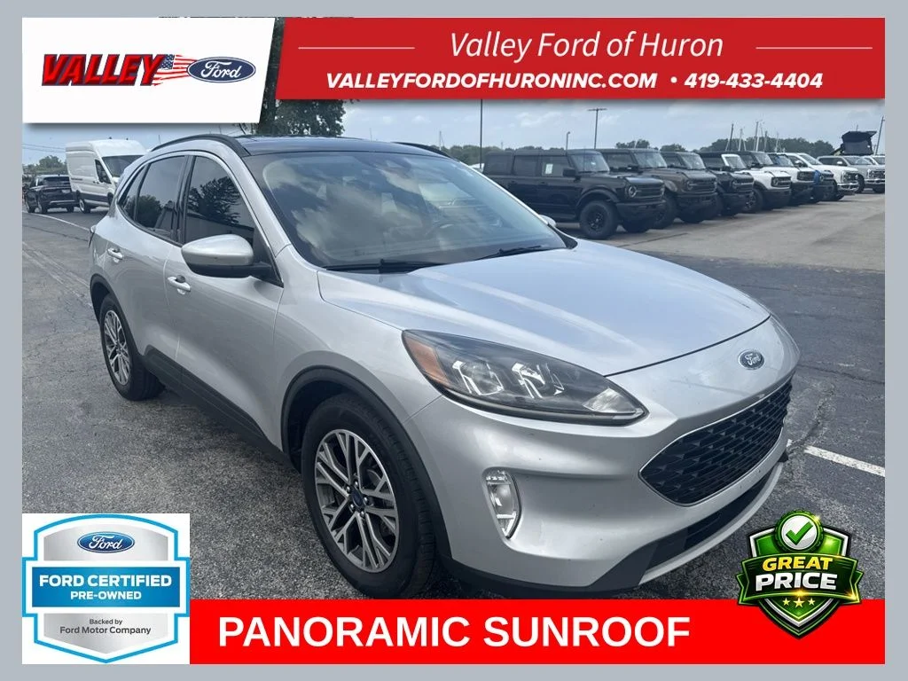 Certified Used 2020 Ingot Silver Ford SEL image 1