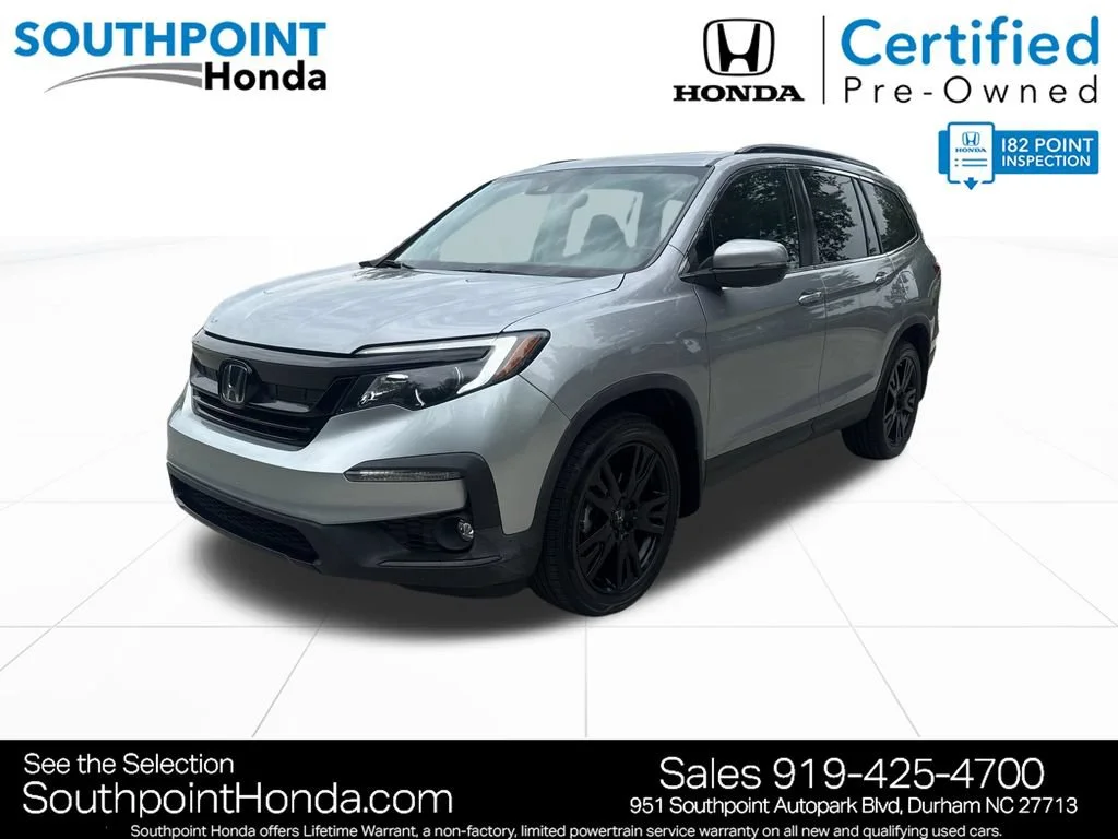 Certified Used 2022 Lunar Silver Metallic Honda AWD SE image 39