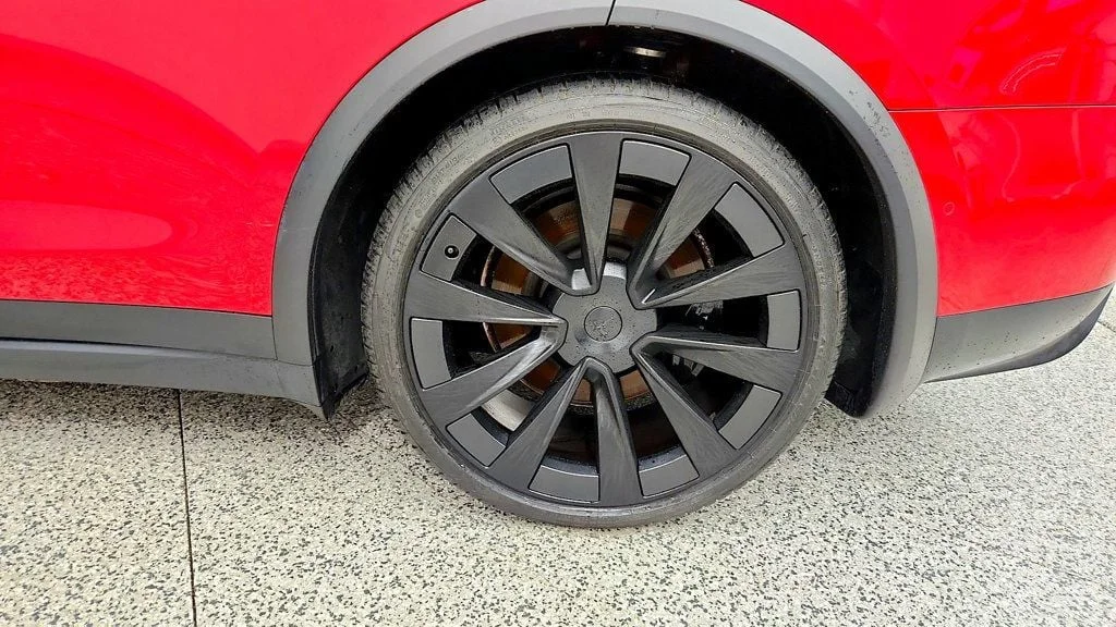 Used 2023 Red Multi-Coat Tesla AWD image 10