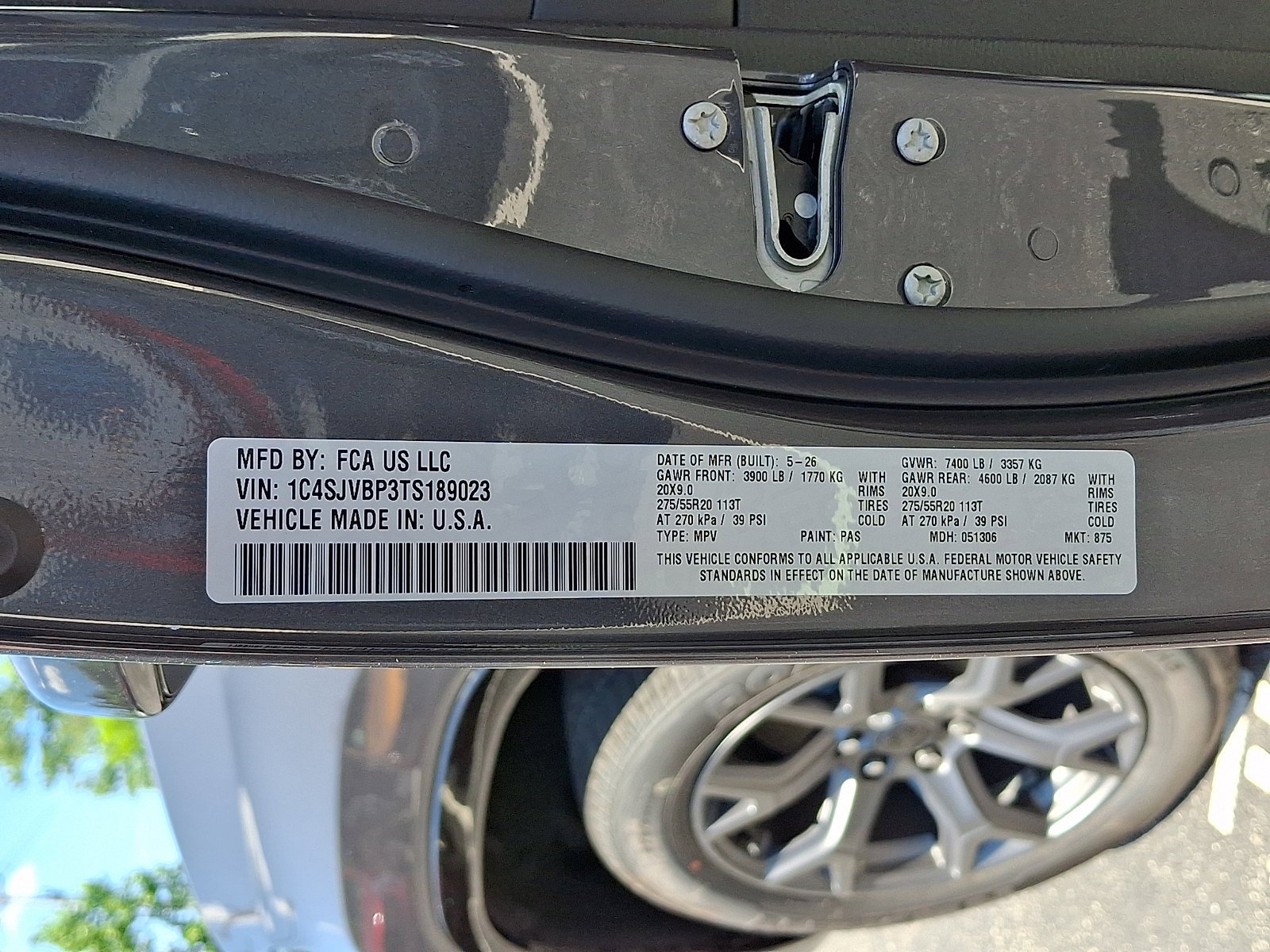 New 2026 Baltic Gray Metallic Clearcoat Jeep Limited Altitude image 18