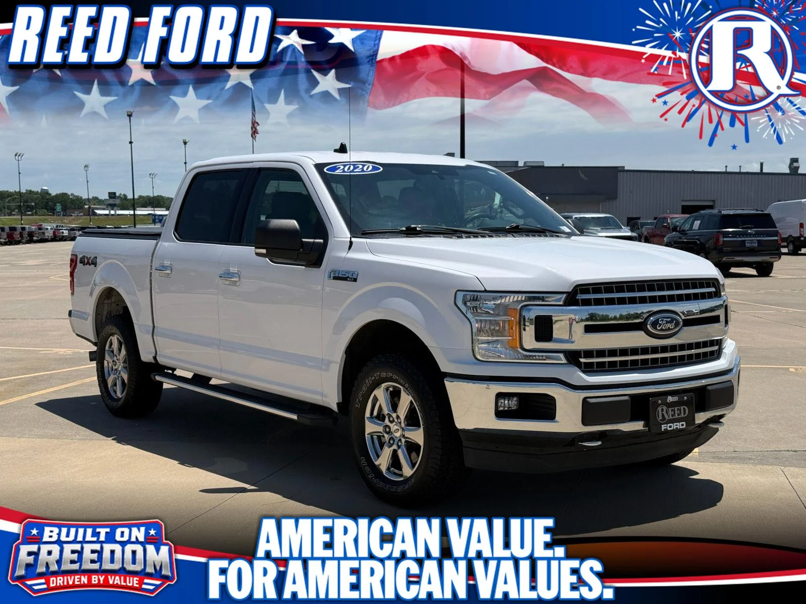 Used 2020 Oxford White Ford XLT image 1