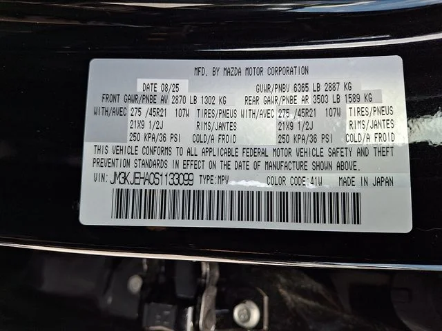 Certified Used 2025 Black Mazda Premium Plus image 29