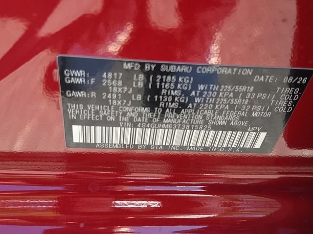 New 2026 Red Subaru Limited image 6
