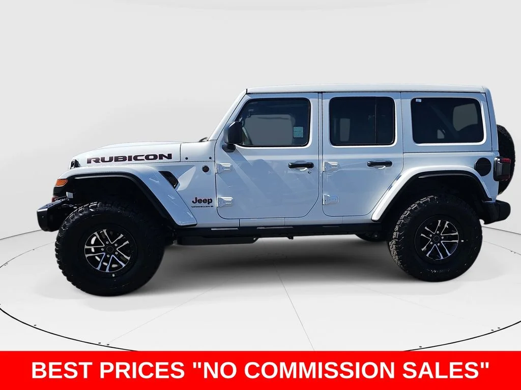 New 2026 Bright White Clear-Coat Exterior Paint Jeep Rubicon X image 6