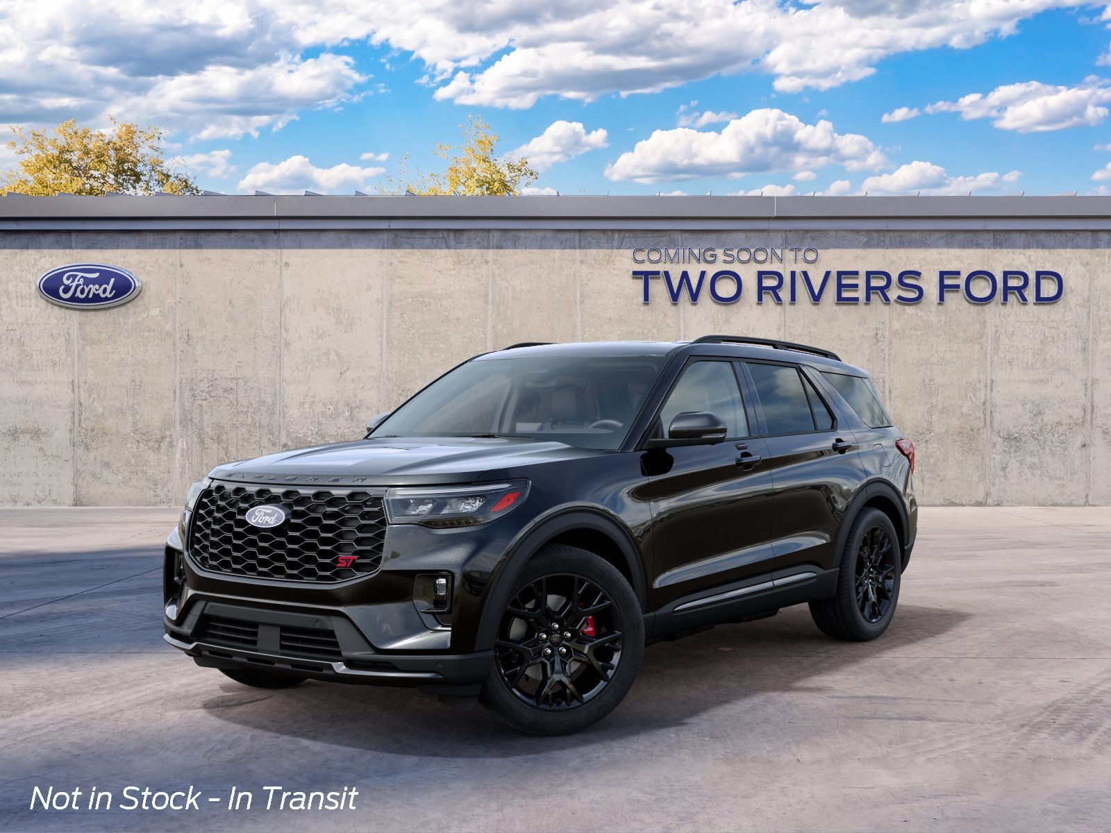 New 2027 Agate Black Metallic Ford ST image 2