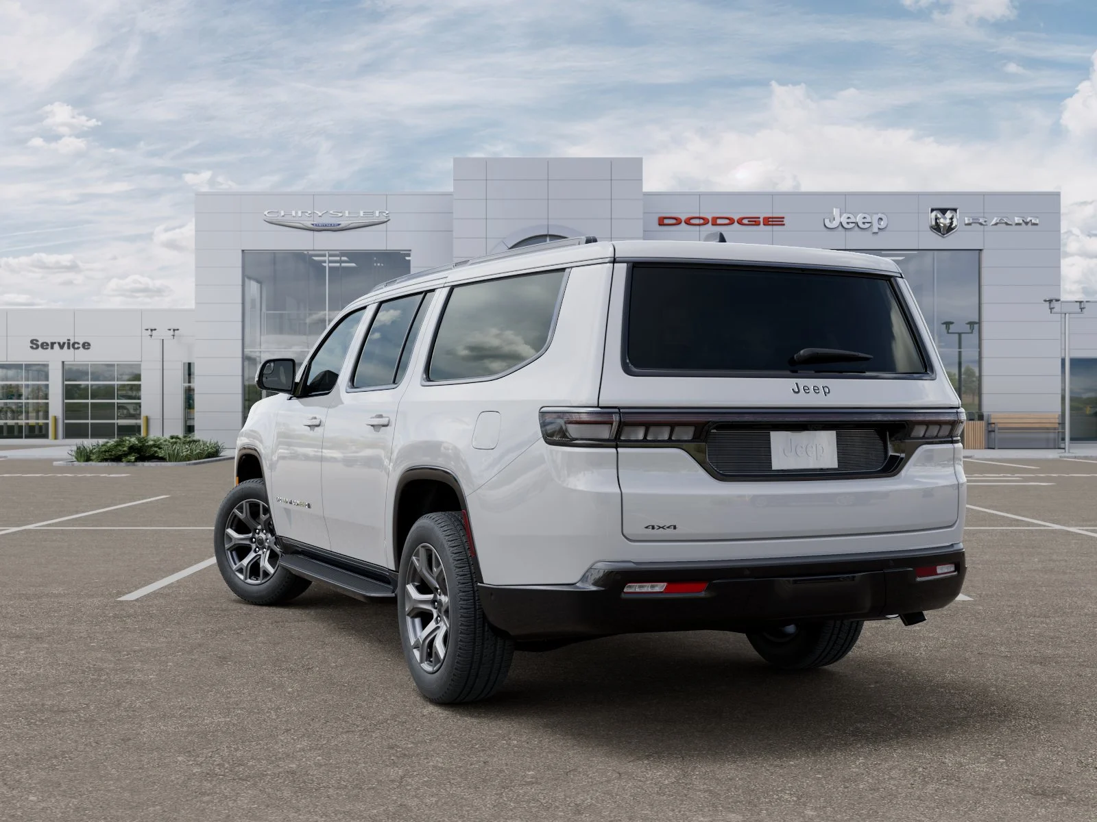 New 2026 Bright White Clear-Coat Exterior Paint Jeep Limited Altitude image 35
