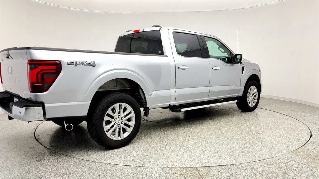 Used 2025 Iconic Silver Metallic Ford LARIAT 4WD SuperCrew 6.5