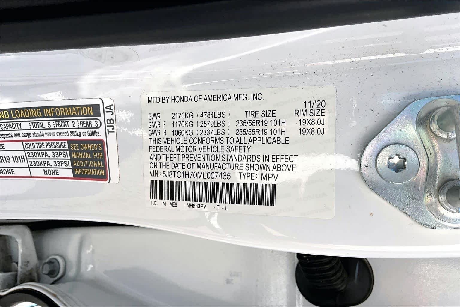 Used 2021 Platinum White Pearl Acura w/Advance Package image 34