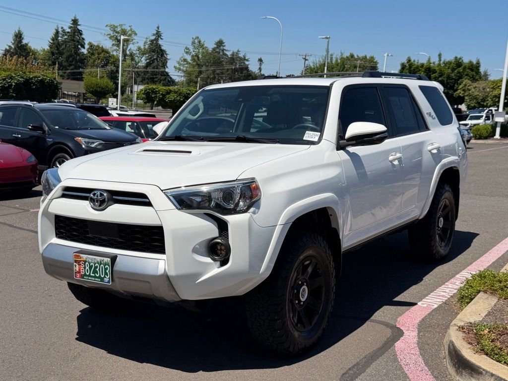 Used 2020 Super White Toyota TRD Off-Road Premium image 4