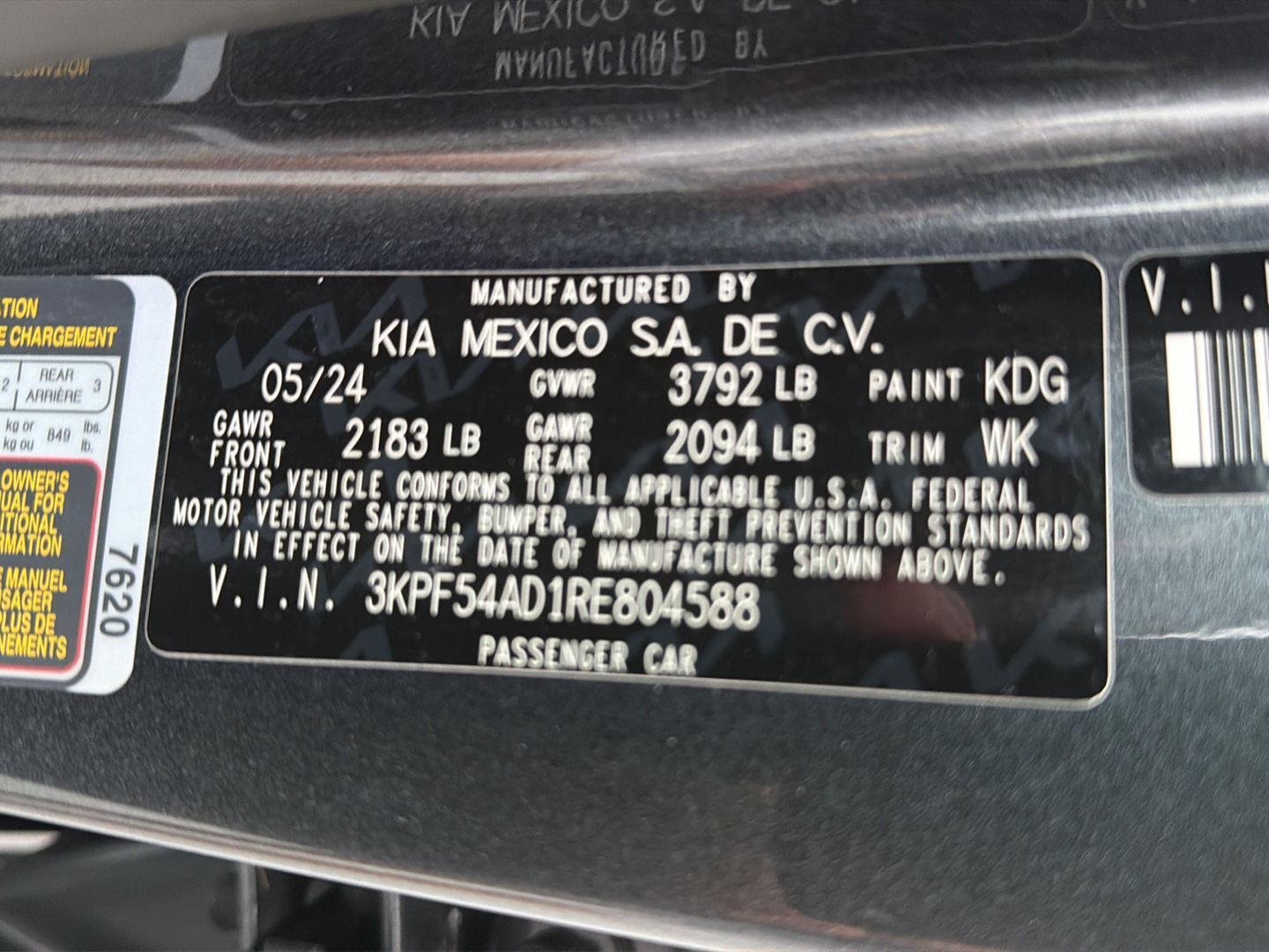 Used 2024 Gravity Gray Kia GT-Line image 40
