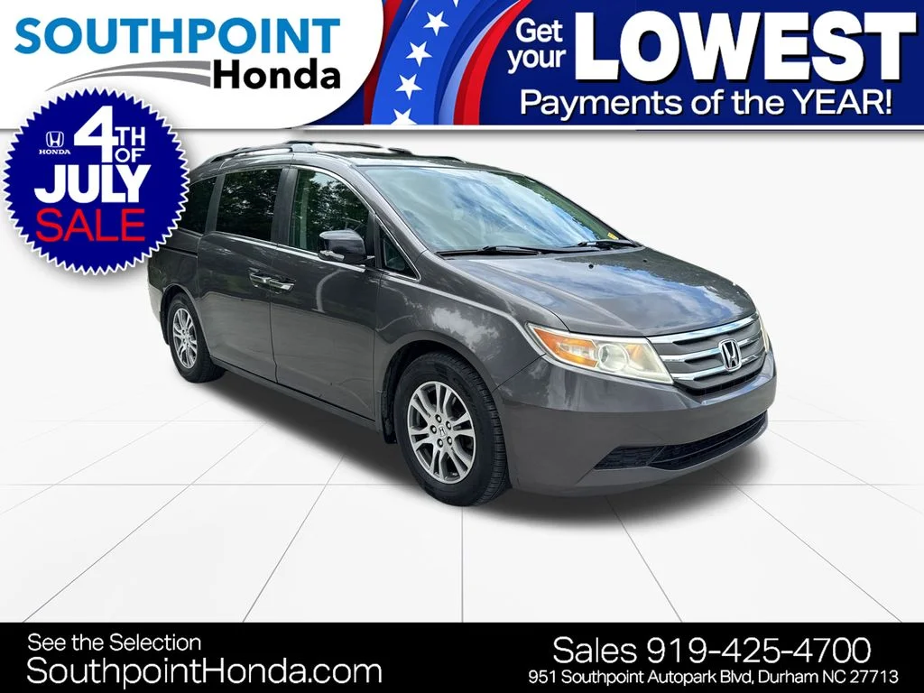 Used 2013 Alabaster Silver Metallic Honda EX-L image 1