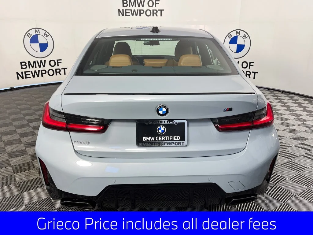 Certified Used 2025 Gray Metallic BMW M340i xDrive image 11