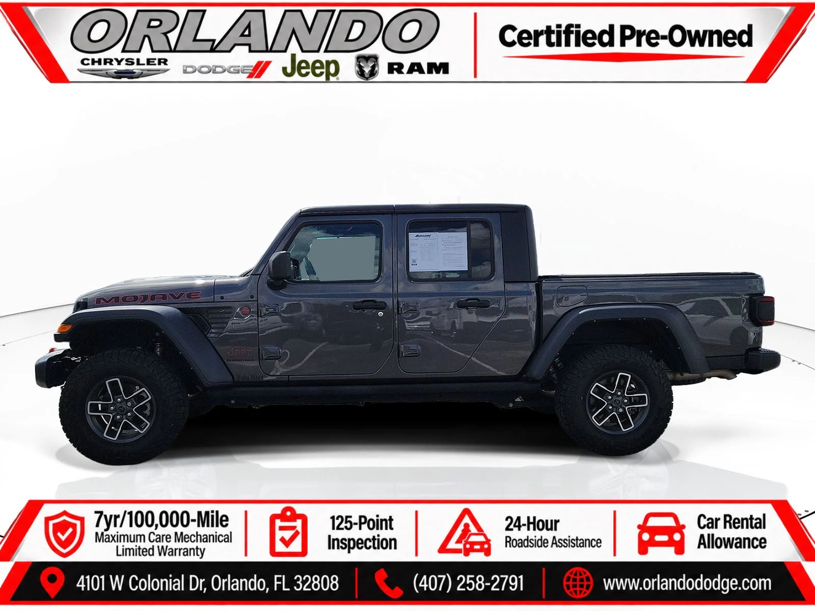 Certified Used 2024 Granite Crystal Metallic Clearcoat Jeep Mojave image 4