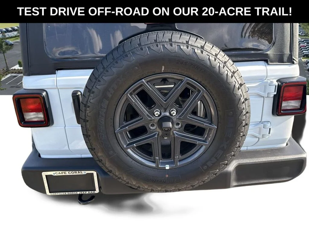 New 2026 Bright White Clear-Coat Exterior Paint Jeep Sport image 29