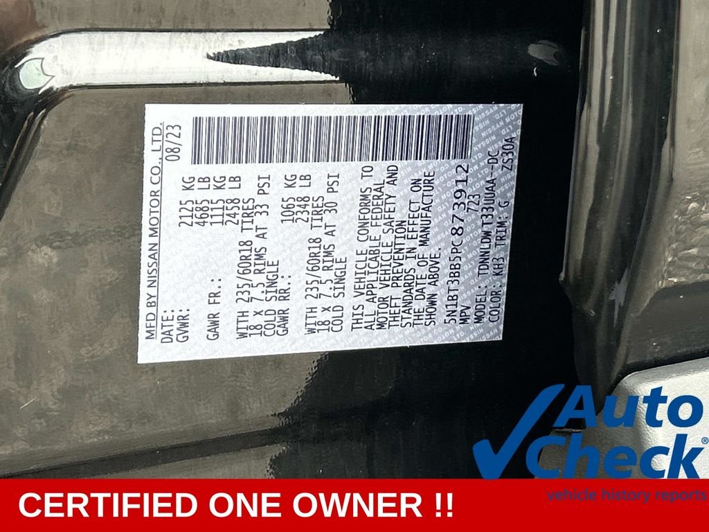 Used 2023 Black Nissan SV image 30